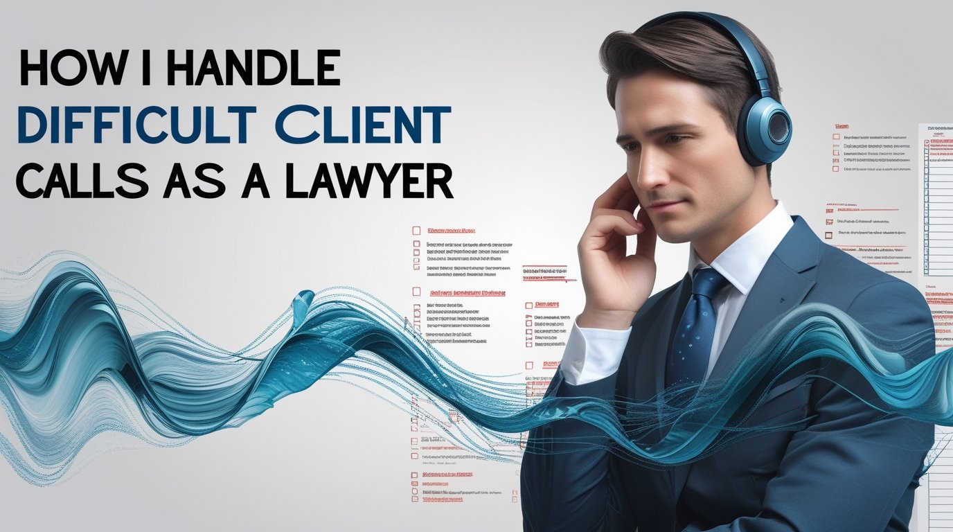 How I Handle Difficult Client Calls as a Lawyer